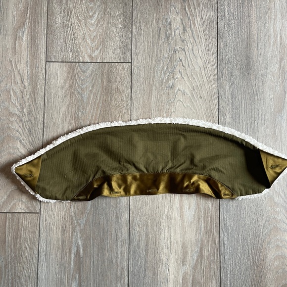 NWT J Crew x Primaloft Quilted Cocoon Jacket heavy satin with removable collar - Picture 12 of 12